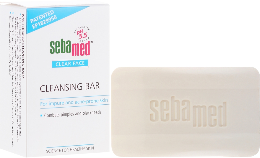 Крем для очищения кожи лица в виде мыла - Sebamed Clear Face — фото N1