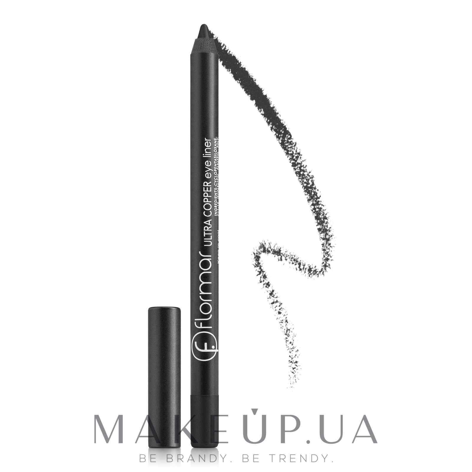 Олівець для очей - Flormar Ultra Eyeliner — фото Black