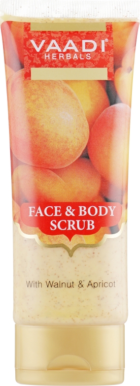 Скраб для тіла та обличчя - Vaadi Herbals Face And Body Scrub — фото N1