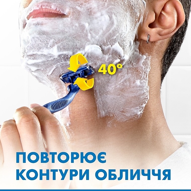 Набір одноразових станків для гоління, 12 шт. - Gillette Blue 3 Comfort — фото N13