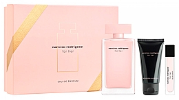 Духи, Парфюмерия, косметика Narciso Rodriguez For Her - Набор (edp/50ml + edp/10ml + b/lot/50ml) 