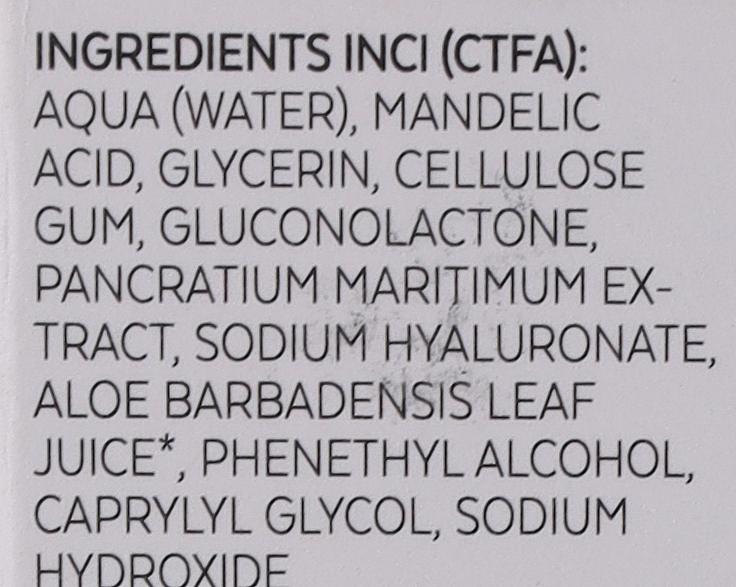 Сыворотка для лица "Миндальная кислота 2% + Морской нарцисс" - Bioearth Elementa White Mandelic Acid 2% + Sea Daffodil — фото N3
