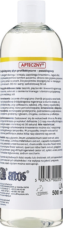 Стоматологический ополаскиватель после процедуры снятия зубных отложений - Alfa Scaling — фото N2