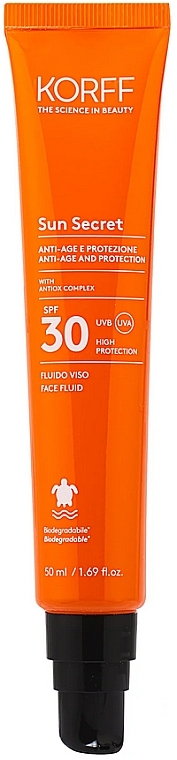 Флюїд-крем для обличчя SPF 30 - Korff Sun Secret Fluido Viso SPF 30 — фото N1