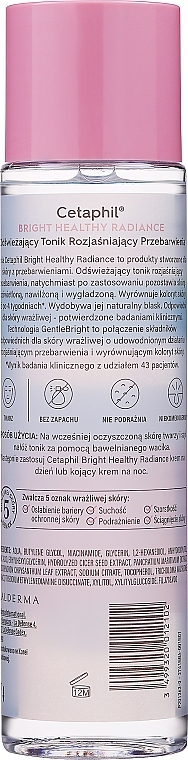 Освітлювальний тонік для обличчя - Cetaphil Bright Healthy Radiance Face Tonic — фото N2