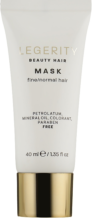 Маска для тонких и нормальных волос - Screen Legerity Beauty Hair Mask Fine And Normal Hair (мини) — фото N1