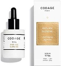 Парфумерія, косметика Сироватка N°06 для обличчя - Codage Serum N°06 Anti-Aging Supreme