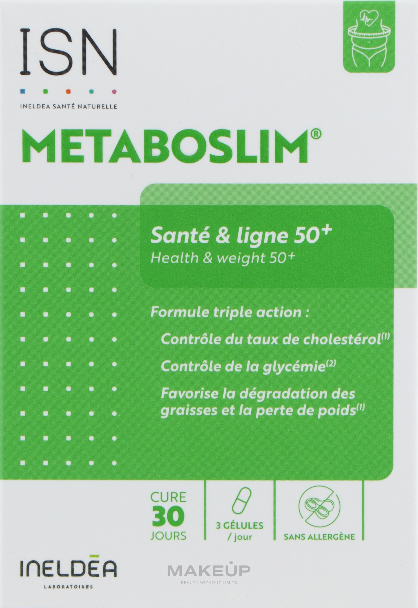 Комплекс "METABOSLIM®" проти вісцеральних жирів - Ineldea Sante Naturelle — фото 90шт