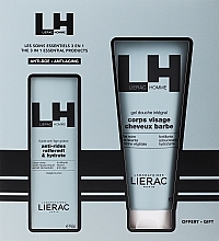 Парфумерія, косметика Набір - Lierac Homme The 3 in 1 Essential Products (fluid/50ml + sh/gel/200ml)