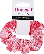 Резинка для волосся FA-5641+1, рожево-червона - Donegal — фото N1