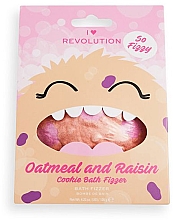 Бомбочка для ванны - I Heart Revolution Cookie Bath Fizzer Oatmeal and Raisin — фото N2