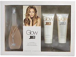 Парфумерія, косметика Jennifer Lopez Glow - Набір (edt/100ml + sh/gel/75ml + b/lot/75ml)