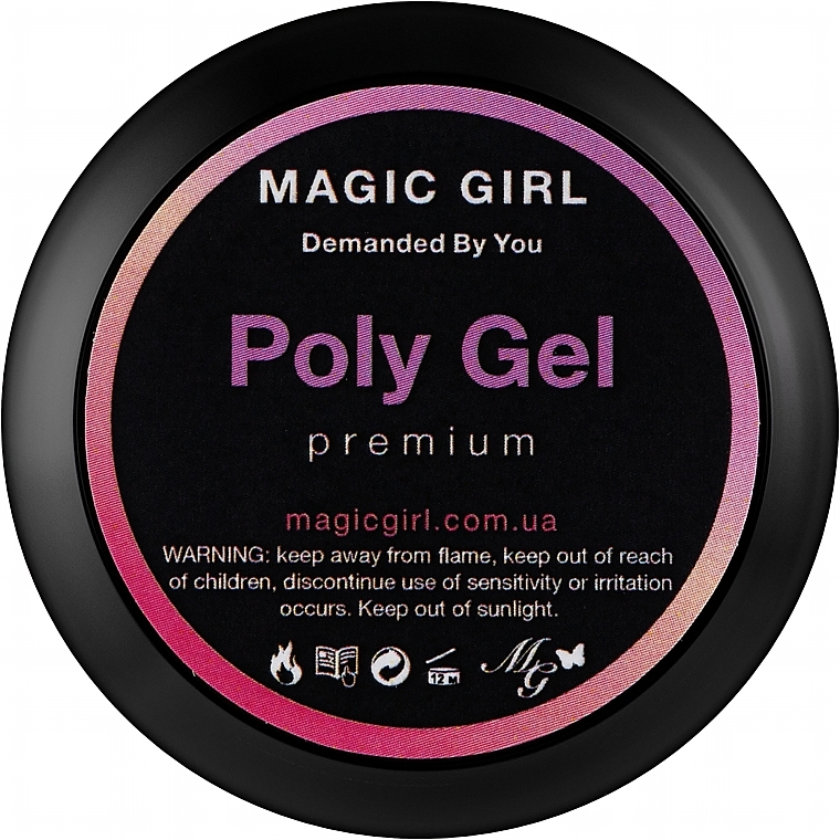 Полігель для нарощування нігтів - Magic Girl PolyGel Shine — фото N2