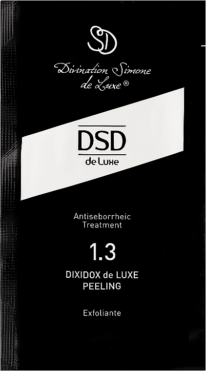 Пілінг Діксідокс Де Люкс № 1.3 - Divination Simone De Luxe Dixidox DeLuxe Antiseborrheic Peeling (міні) — фото N1