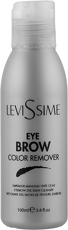 Очищающее средство для красителей - Levissime Eye Brow Color Remover — фото N1