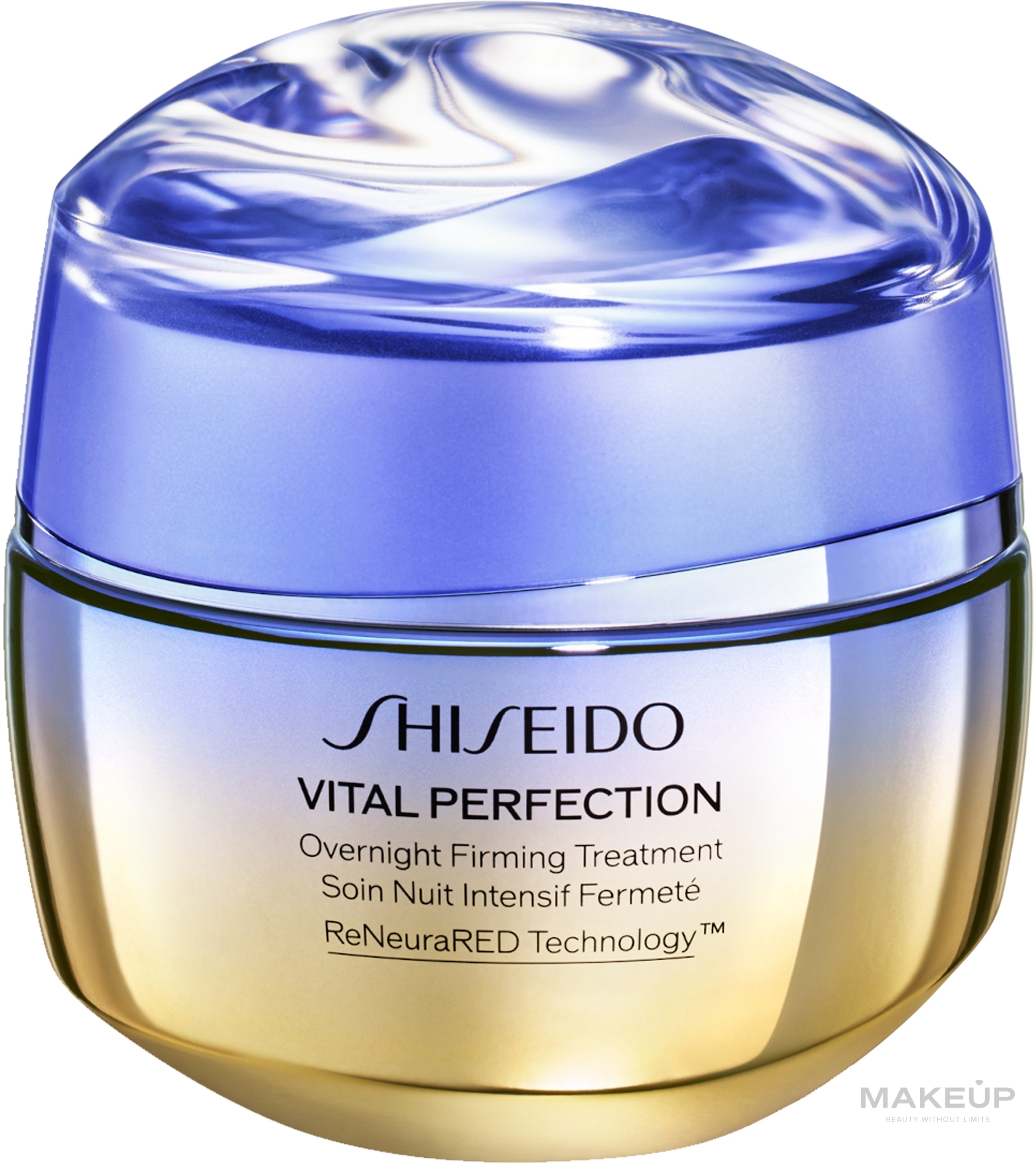 Нічний зміцнювальний догляд для обличчя - Shiseido Vital Perfection Overnight Firming Treatment — фото 50ml