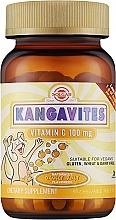 Витамины жевательные "Апельсин", 100 мг - Solgar Kangavites Vitamin C — фото N1