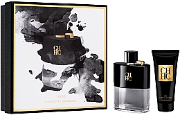 Парфумерія, косметика Carolina Herrera CH Men Prive - Набір (edt/100ml + af/sh/balm/100ml)