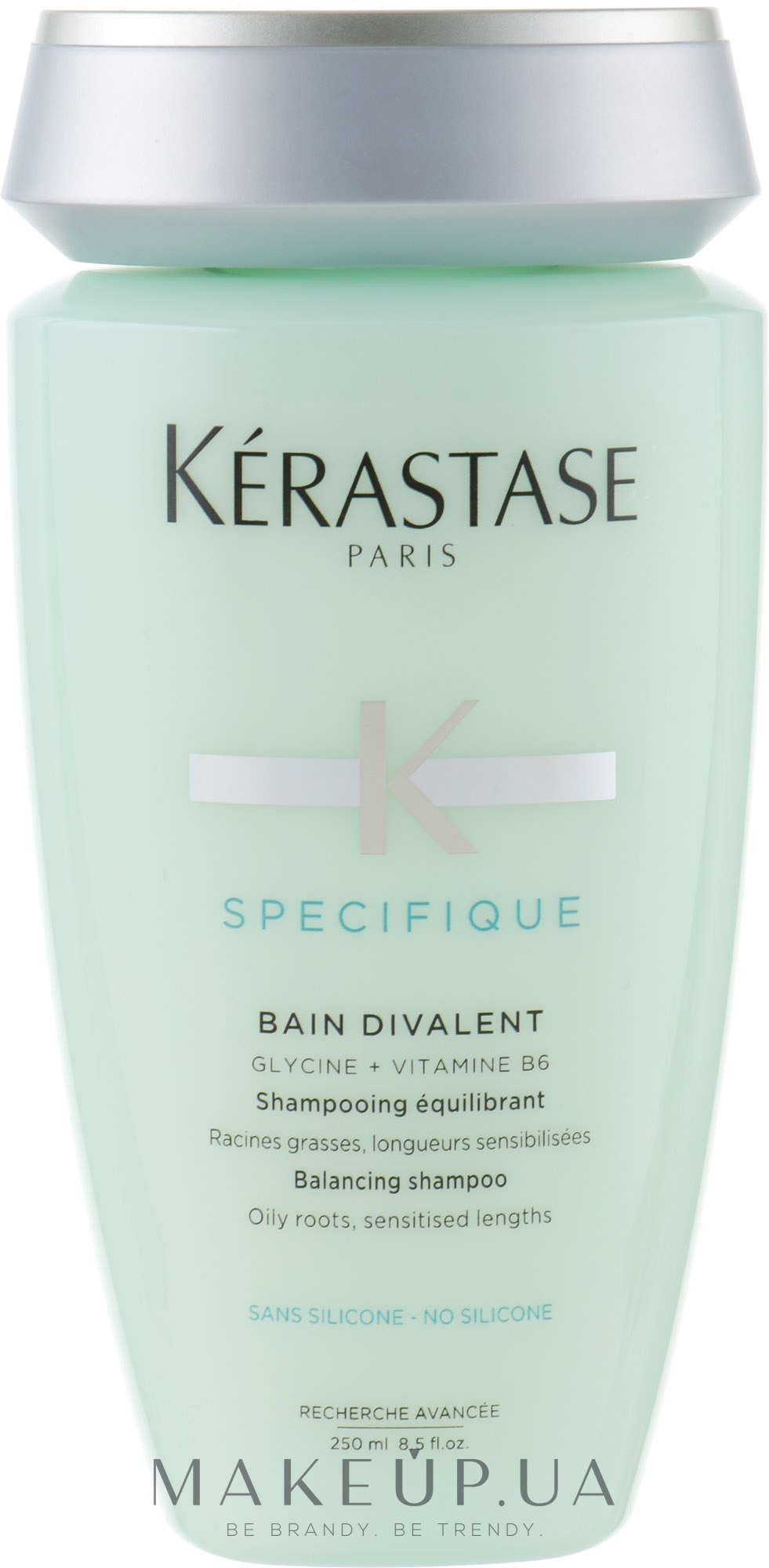 Шампунь - ванна для волосся, жирних біля коренів і чутливих на кінчиках - Kerastase Specifique Bain Divalent — фото 250ml
