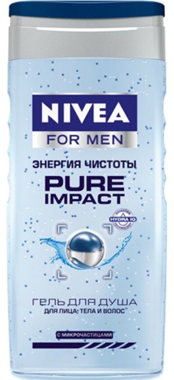 Гель для душу  - NIVEA MEN Pure Impact Shower Gel