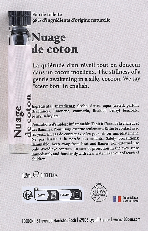 100BON Nuage de Coton - Туалетна вода — фото N1