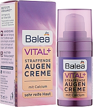 Крем для шкіри навколо очей - Balea Eye Cream Vital + — фото N3