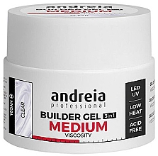 Парфумерія, косметика Гель для нарощування нігтів, 44 г - Andreia Professional Builder Gel 3in1 Medium Viscosity