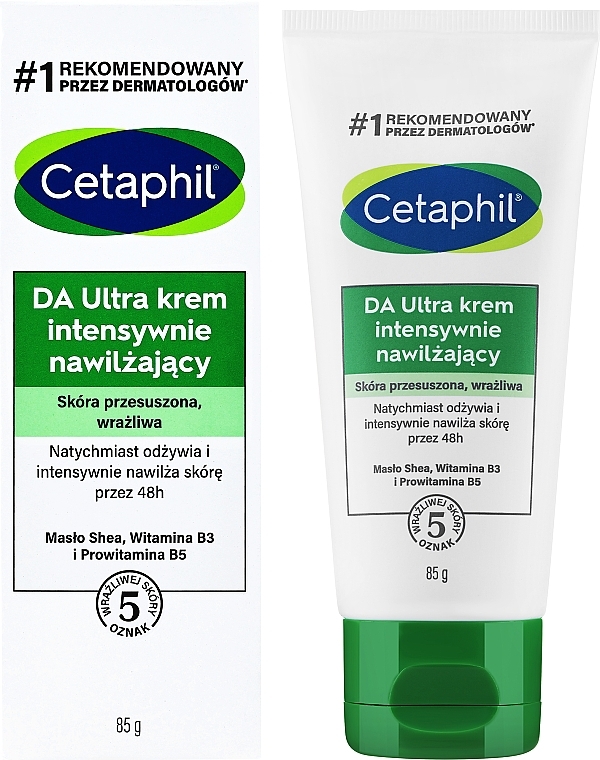 Крем для лица и тела - Cetaphil DA Ultra Intensive Moisturising Cream — фото N2