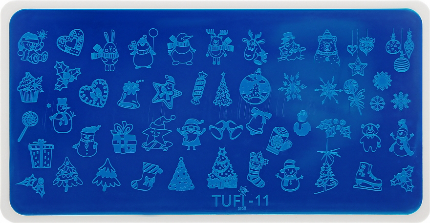 Пластина для стемпінгу, 11 - Tufi Profi Premium — фото N1