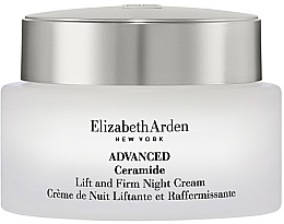Підтягувальний та зміцнювальний нічний крем - Elizabeth Arden Advanced Ceramide Lift and Firm Night Cream — фото N1