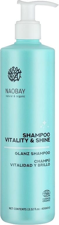 Живильний шампунь - Naobay Vitality & Shine Shampoo — фото N1