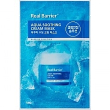 Охолоджувальна тканинна маска із заспокійливою дією - Real Barrier Aqua Soothing Gel Cream Mask — фото N3