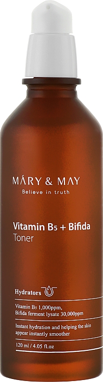 Тонер с бифидобактериями и витамином B5 - Mary & May Vitamine В5+ Bifida Toner