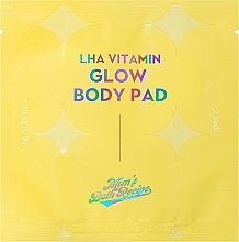 Пэды для тела - Mom's Bath Recipe LHA Vitam Glow Peeling Pad (саше) — фото N1