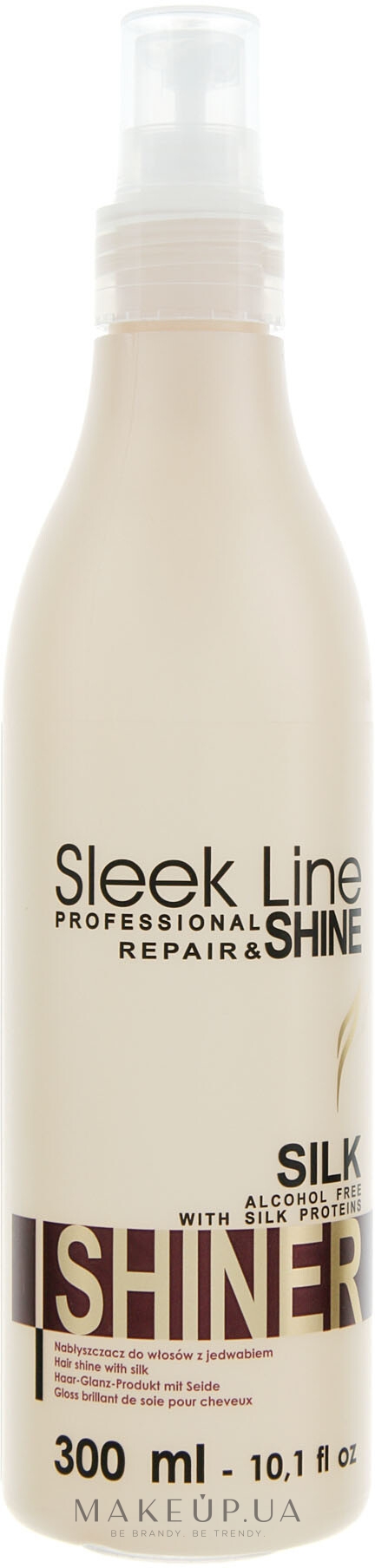 Увлажняющий спрей для блеска и шелковистости волос - Stapiz Sleek Line Shiner — фото 300ml