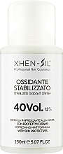 Окислювач для фарби стабілізований з захистом шкіри 40 Vol. 12% - Silium Xhen-Sil — фото N1