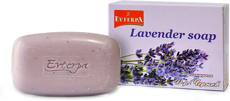 Тверде мило "Лаванда" - Evterpa Lavender Soap — фото N1