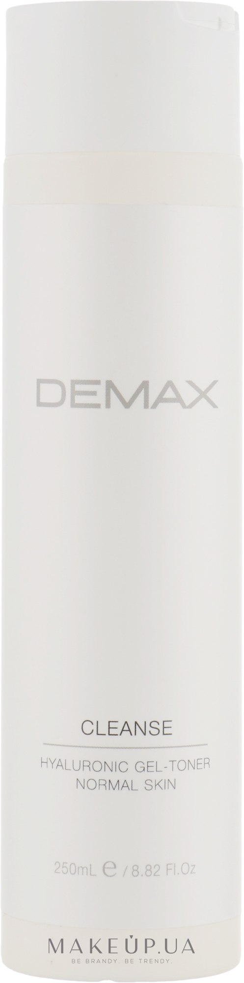 Гель-тонік з гіалуроновою кислотою для всіх типів шкіри - Demax Gel Tonic For Normal Skin — фото 250ml
