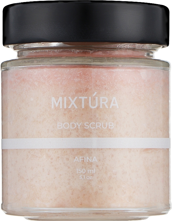 Гранатово-лаймовый освежающий скраб для тела с эллаговой кислотой "Afina" - Mixtura Body Scrub Afina  — фото N1