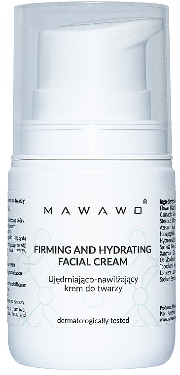 Укрепляющий и увлажняющий крем для лица - Mawawo Firming And Hydrating Facial Cream — фото N1