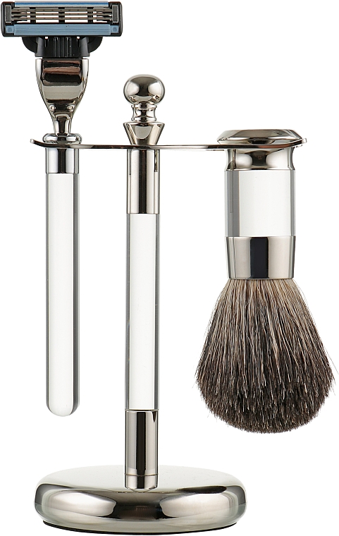 Набор для бритья, 1308-7 - Rainer Dittmar (shaving/brush/1pcs + razor/1pcs + stand + box) — фото N1