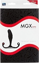 Массажер простаты - Aneros MGX Syn Trident Prostate Massager Black — фото N2