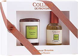 Парфумерія, косметика Подарунковий набір "Вербена" - Collines de Provence Verbena (cand/75g + parf/50ml)