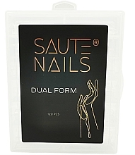 Парфумерія, косметика Форми для нарощування нігтів "Almond" - Saute Nails Dual Form