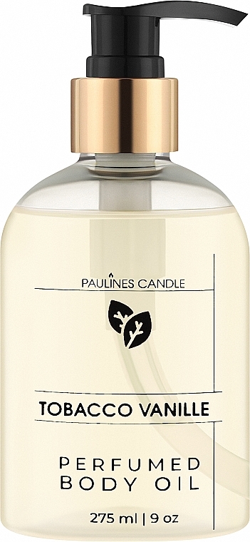 Pauline's Candle Tobacco Vanille Perfumed Body Oil - Парфюмированное масло для тела — фото N2
