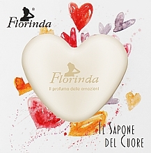 Натуральне мило у формі серця - Florinda Vegetal Soap Handmade In Italy — фото N1