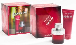 Духи, Парфюмерия, косметика Halloween Man Rock On - Набор (edt/75ml + cr/100ml)