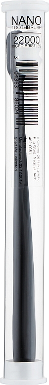 Зубна щітка "Nano", 22000 мікро-щетинок, 18 см, чорна - Cocogreat Nano Brush — фото N2