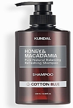 Духи, Парфюмерия, косметика Шампунь для волос "Cotton Blue" - Kundal Honey & Macadamia Shampoo