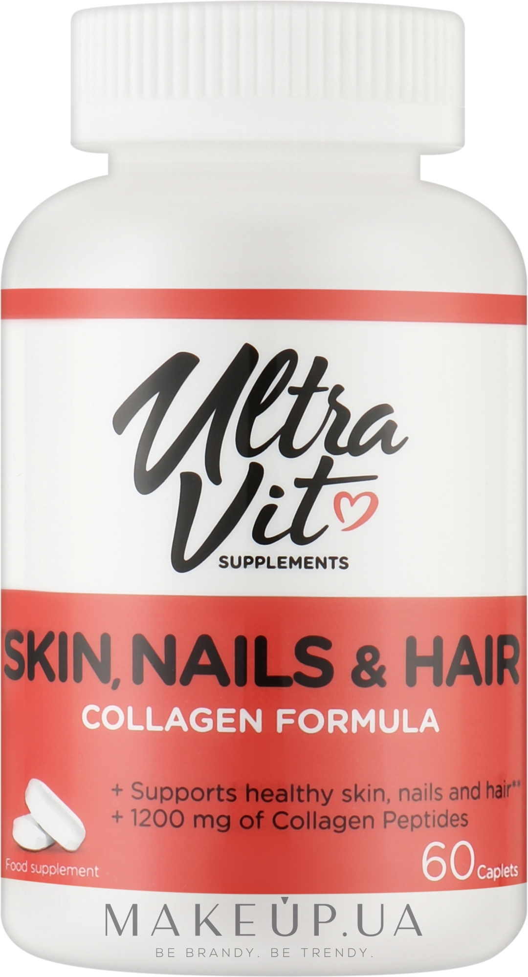 Пищевая добавка для кожи, ногтей и волос - UltraVit Skin, Nails & Hair — фото 60шт